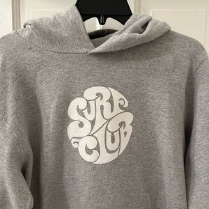 YXL Gray “Surf Club” Champion Hoodie